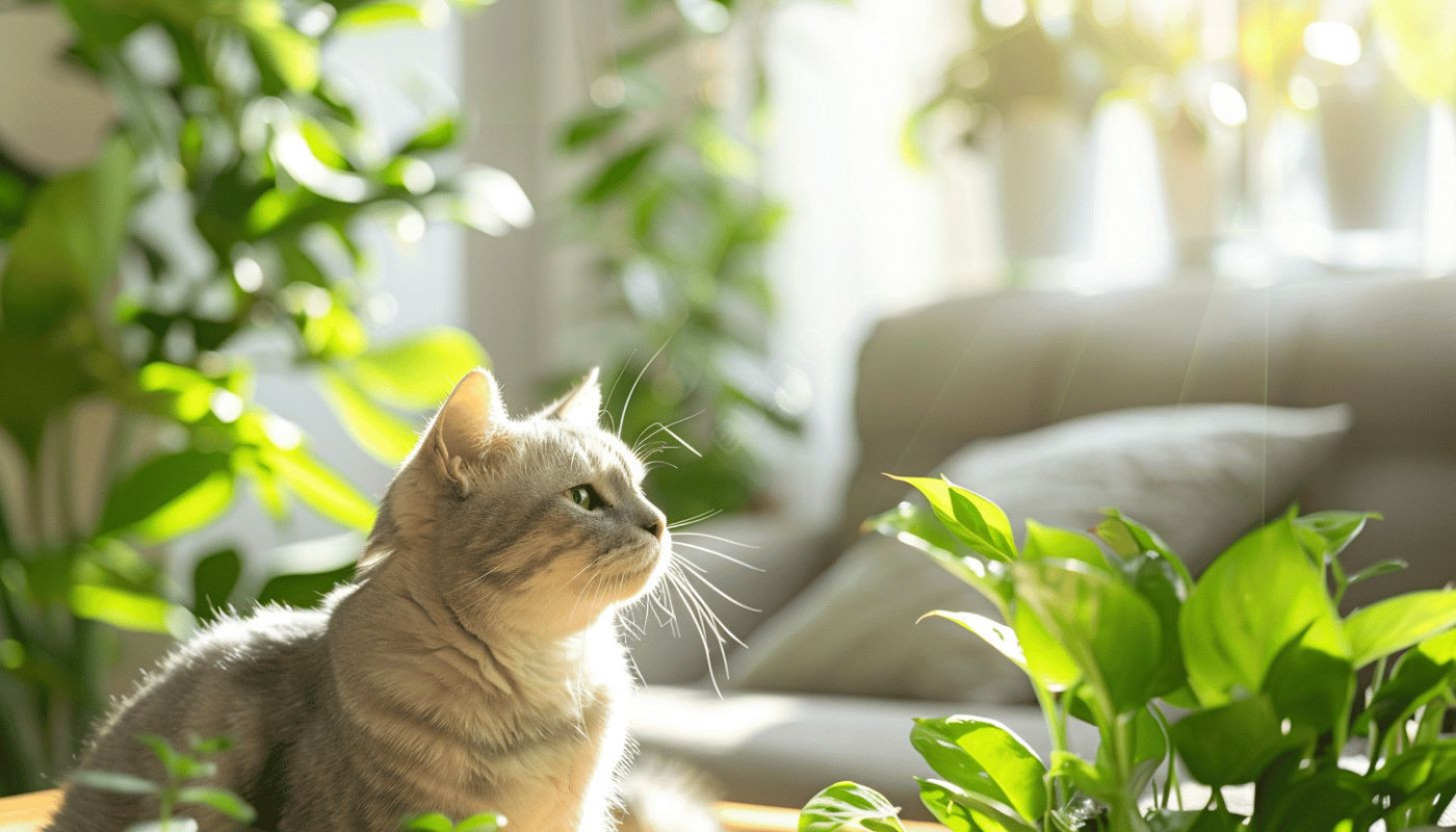Plantes non toxiques pour l'habitat des chats Sécurité et verdure